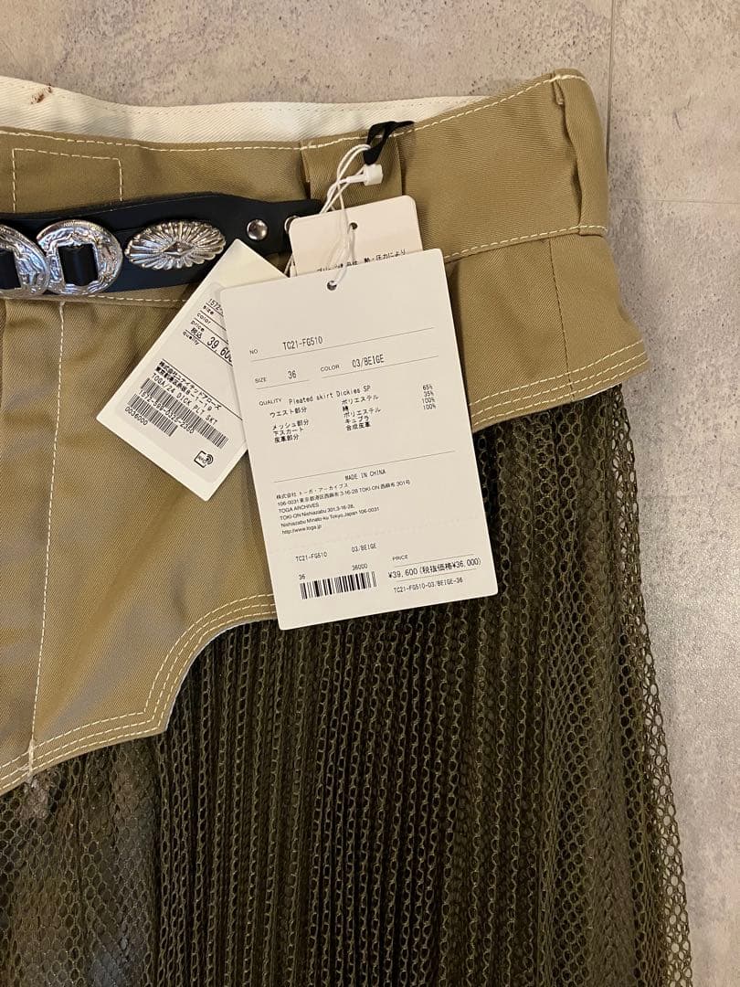 TOGA PULLA×Dickies Pleated skir