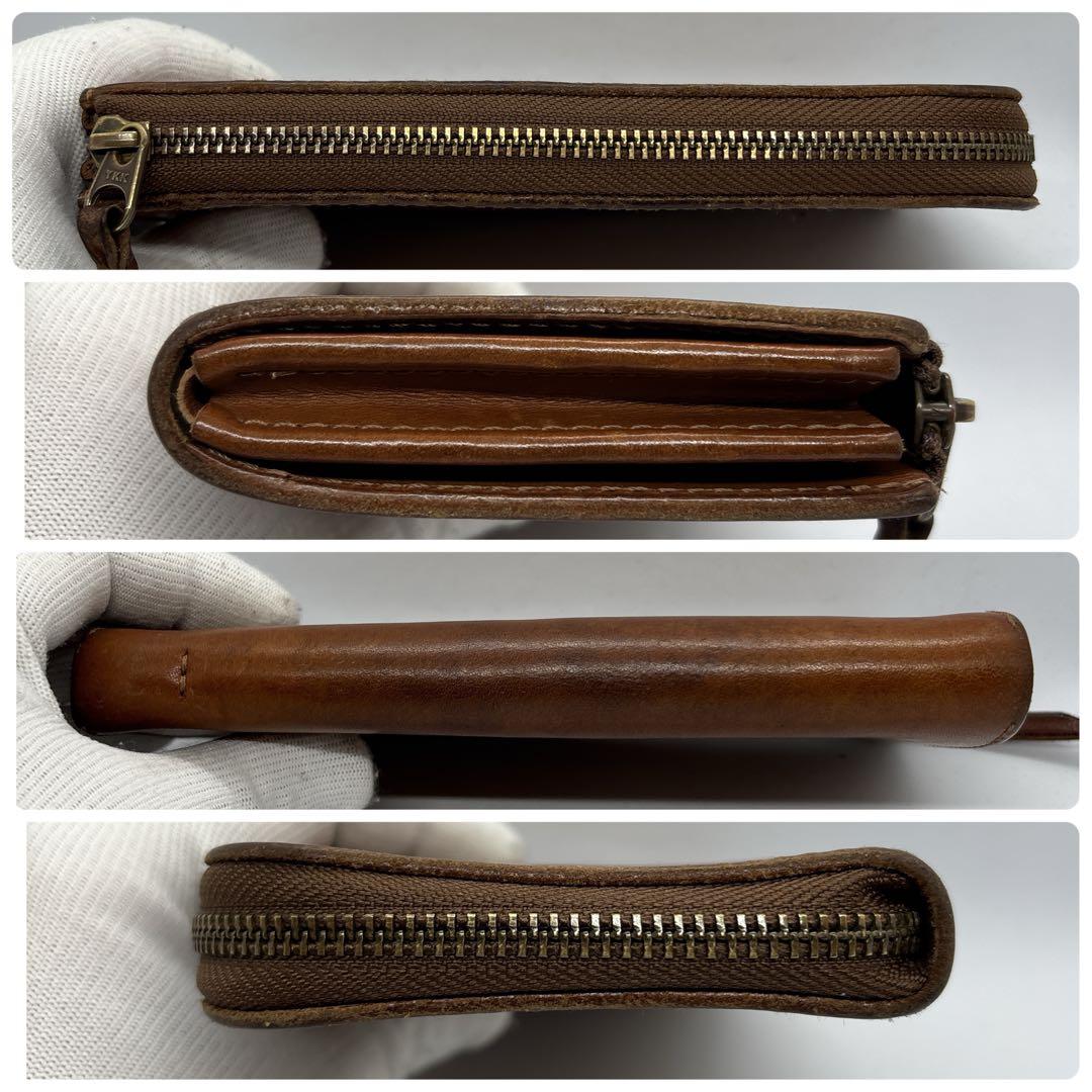 ルバートアンドコー　カードが立つ財布　スミス　栃木レザー　ブラウン