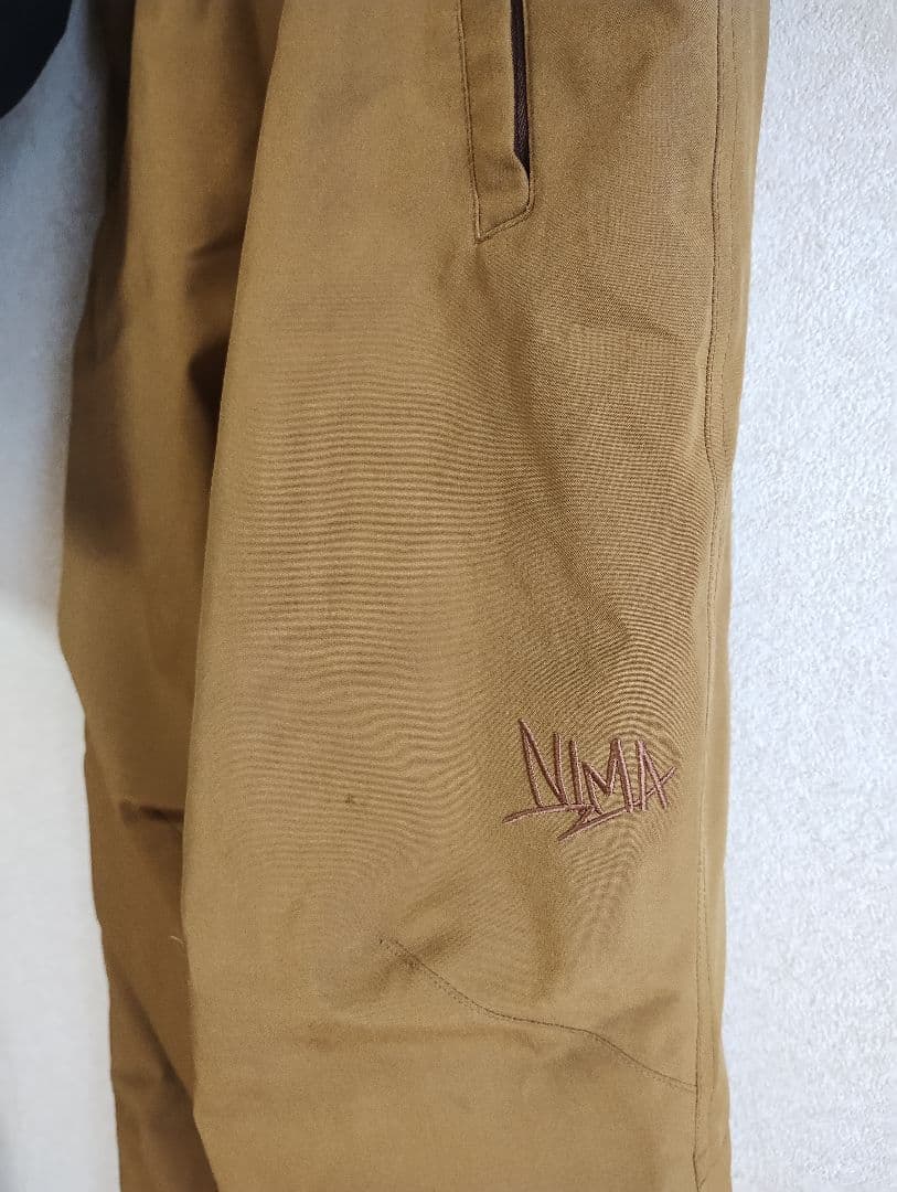 nima 子ども用スノーボードウェア 130サイズ スキー　黒&茶色　おしゃれ