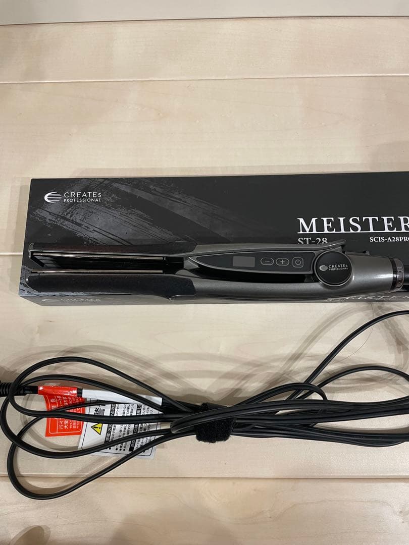 クレイツ MEISTER ストレートヘアアイロン ST-28＆ツインブラシ