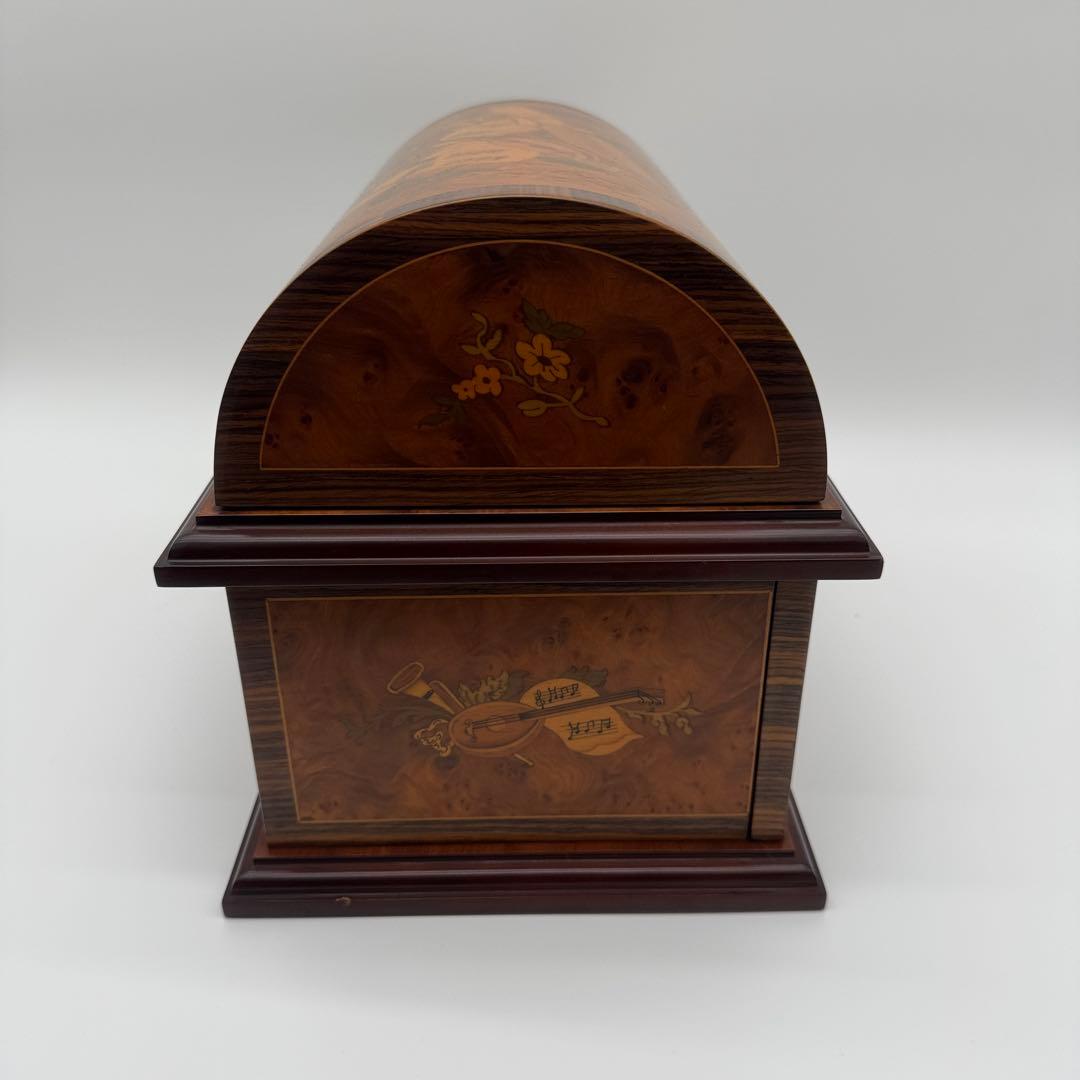 JOBINRomance スイス製 高級オルゴール 木製 多枚ディスク付 完動品