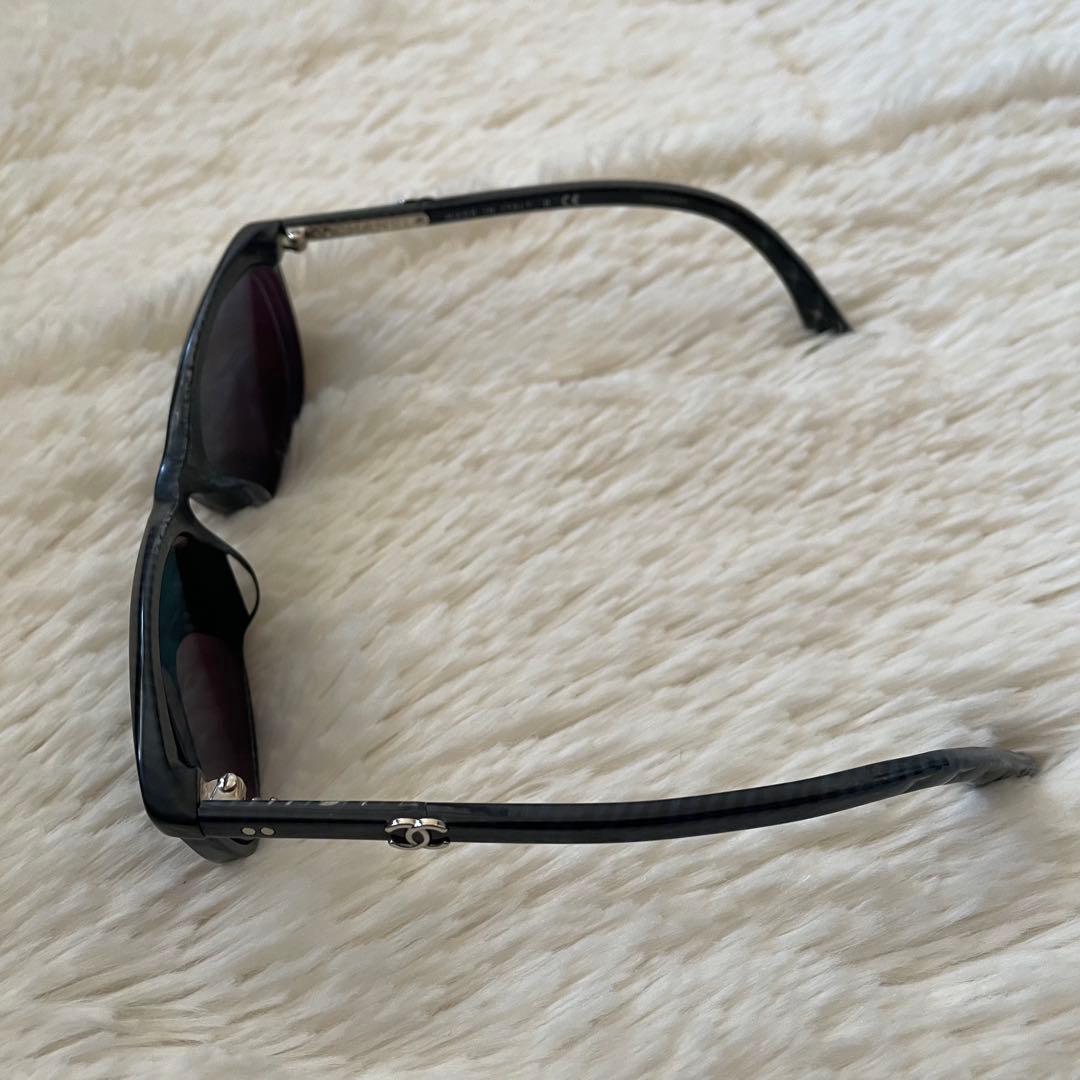 極美品 シャネル 3252 サングラス ココマーク 黒 53□18 レディース
