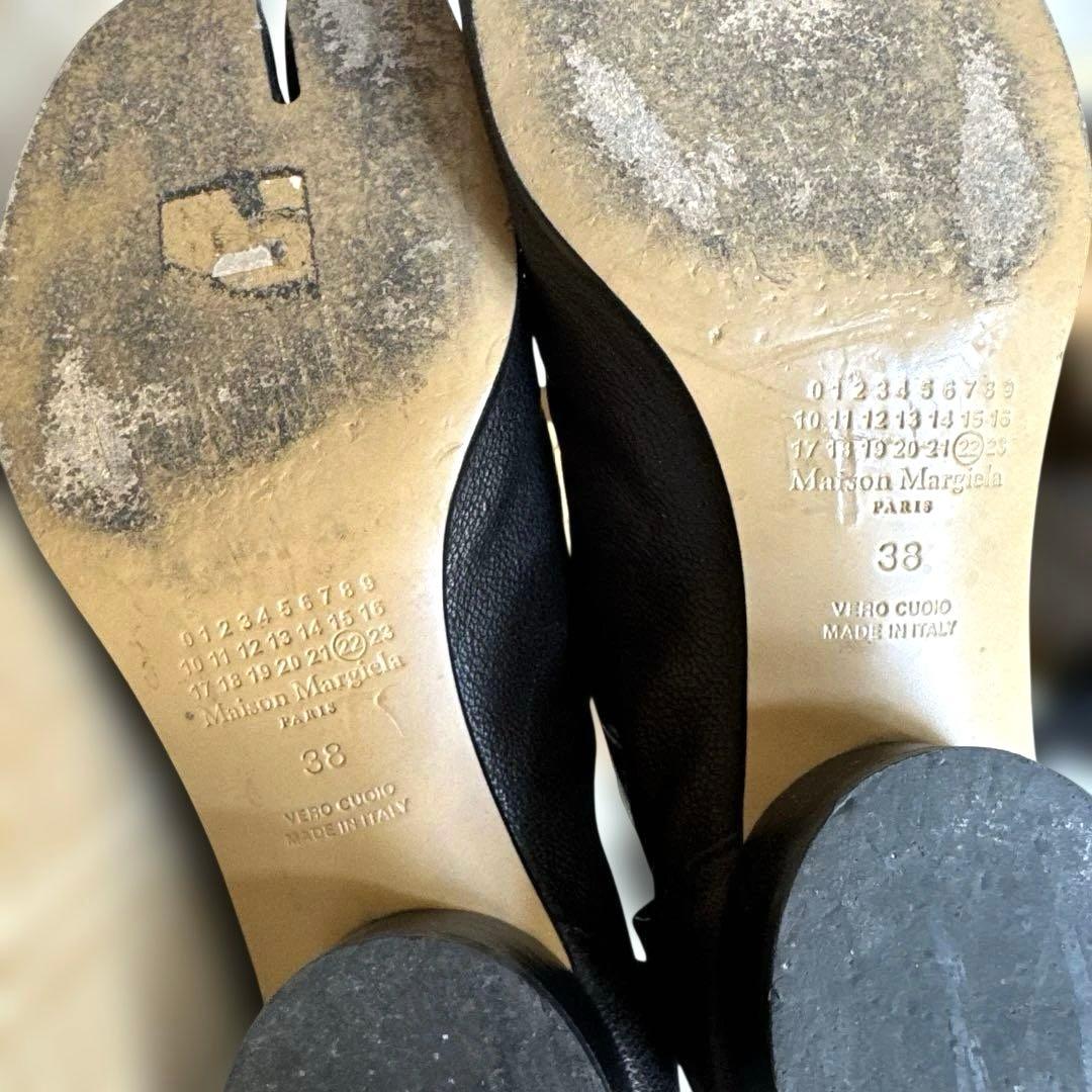 Maison Margiel足袋ブーツ tabi boots 3cmヒール 38