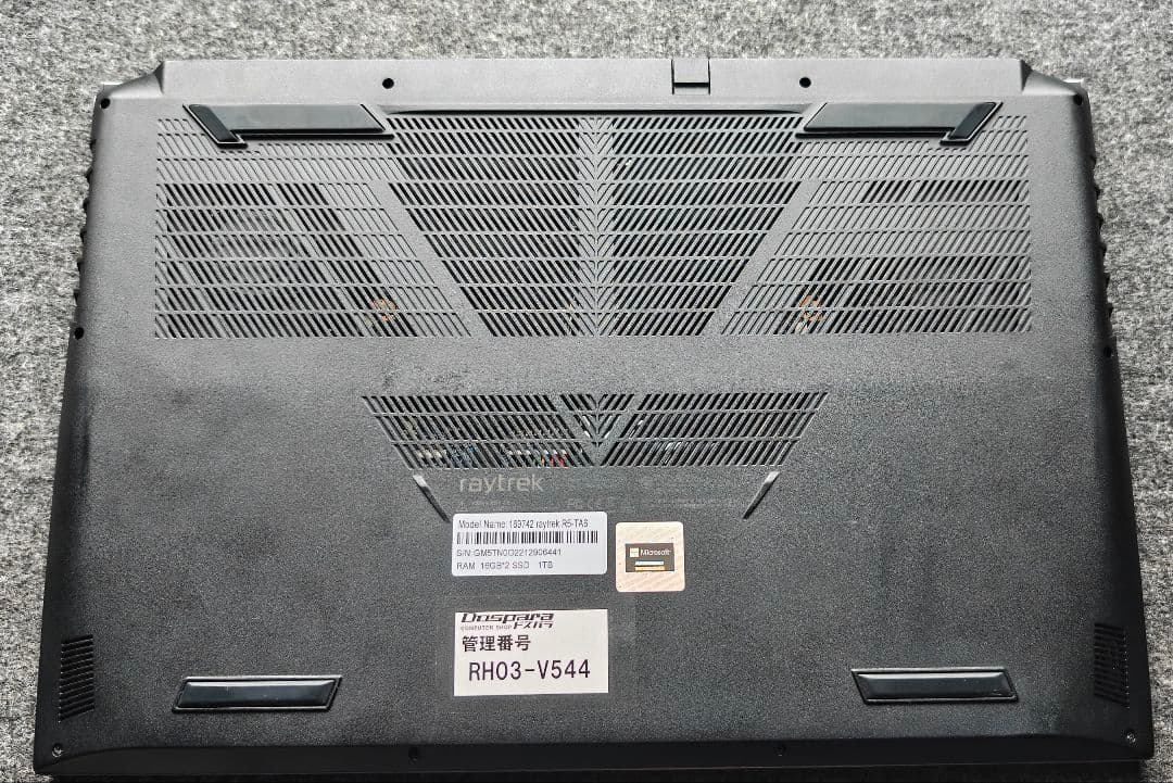 ドスパラ raytrek R5 i7 32GB Ram 1TB SSD