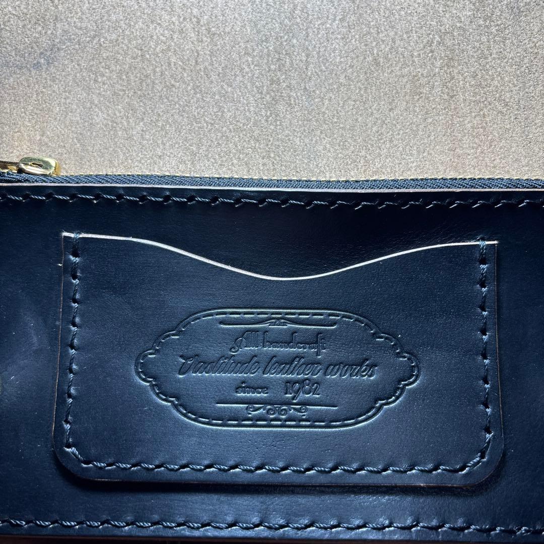 トラッカーウォレット HORWEEN社 クロムエクセル　ロング　2層タイプ　茶芯