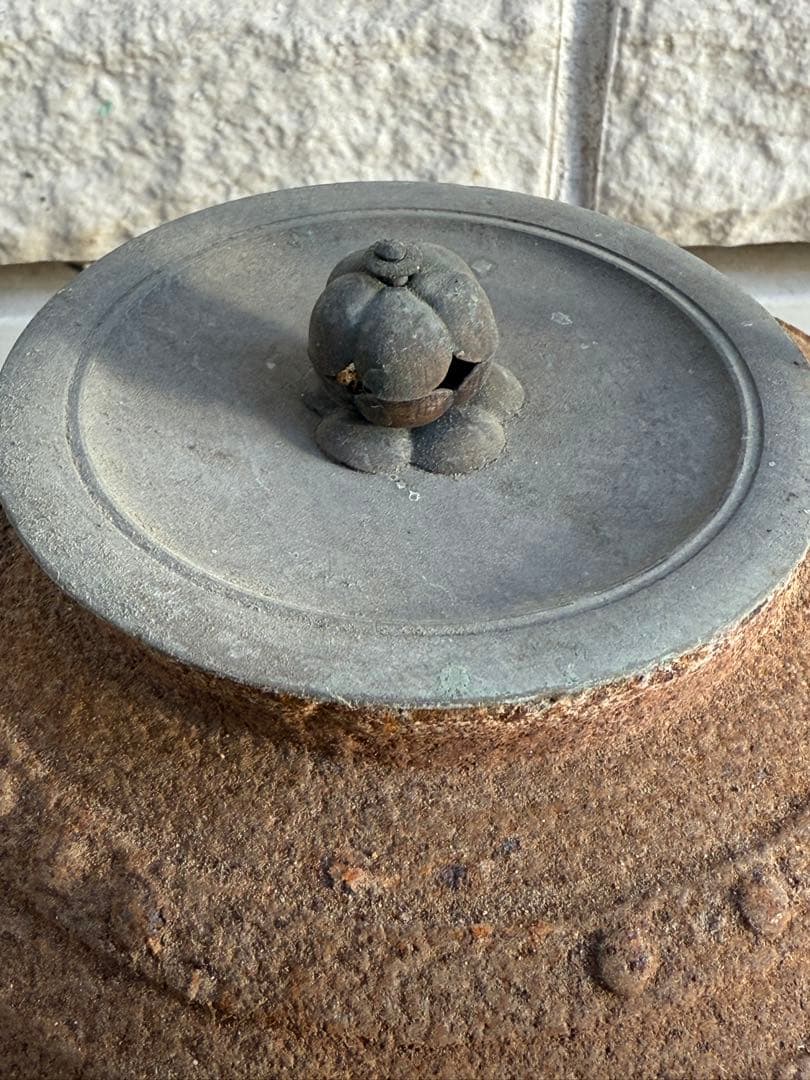 古鉄瓶 鉄瓶 南部鉄器風 鉄瓶 鉄器 やかん 茶道具 古道具 ジャンク扱い