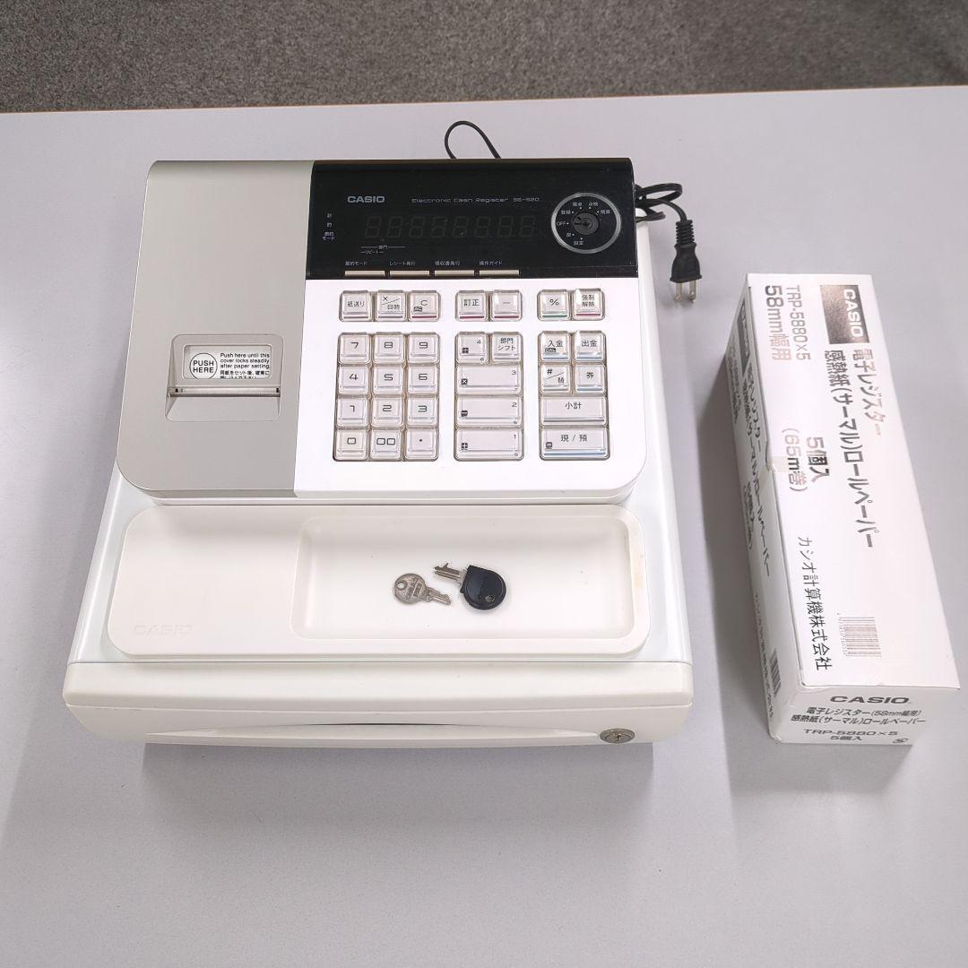 CASIO 電子レジスター SE-S20 58mm レシート印刷