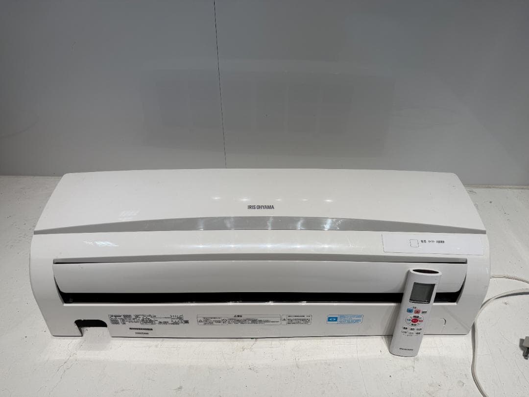 204　IRISOHYAMA　2018年製エアコン　6～8畳用　整備済み