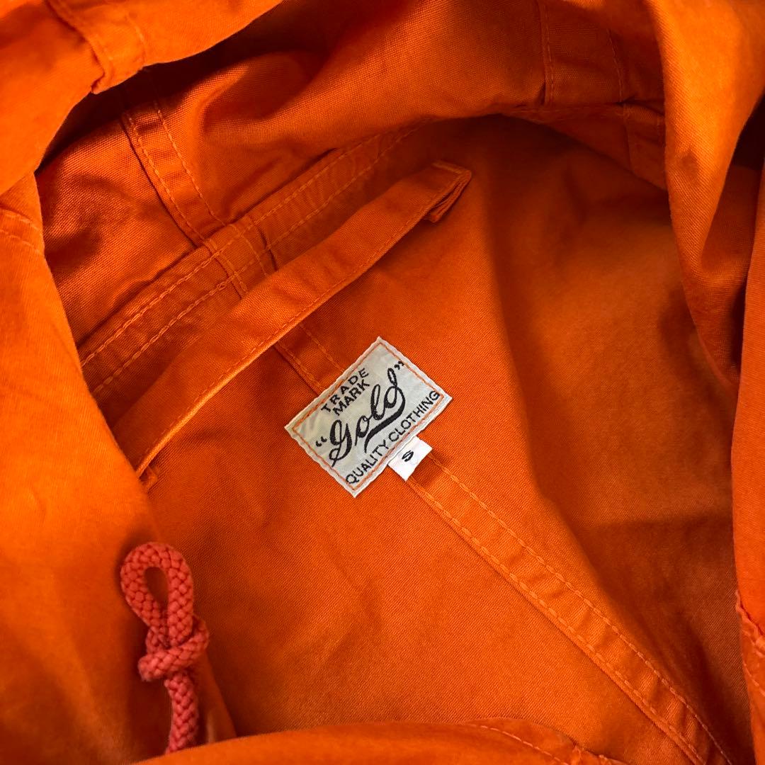 ゴールド コットン ウェザー スノーパーカー　モッズコート