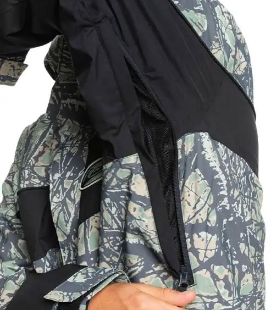 クイックシルバー カモフラ スノーボードウエア
