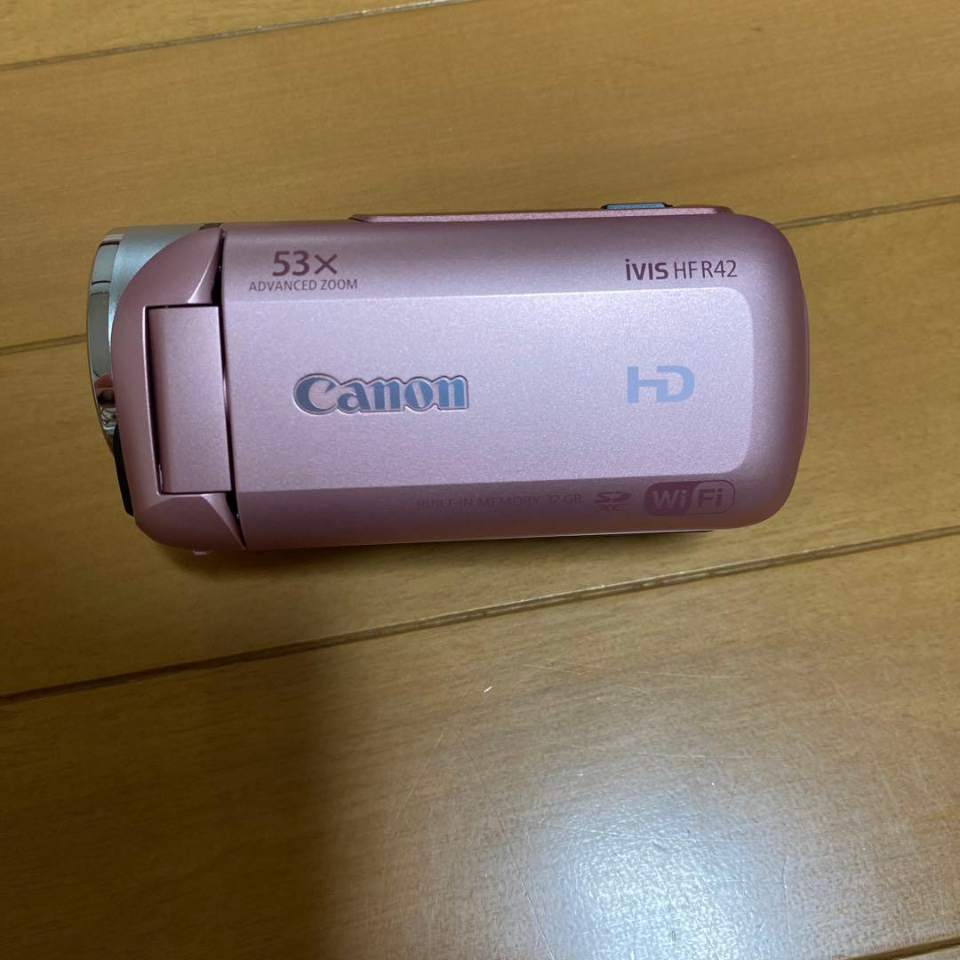 Canon ビデオカメラ iVIS HF R42 ピンク