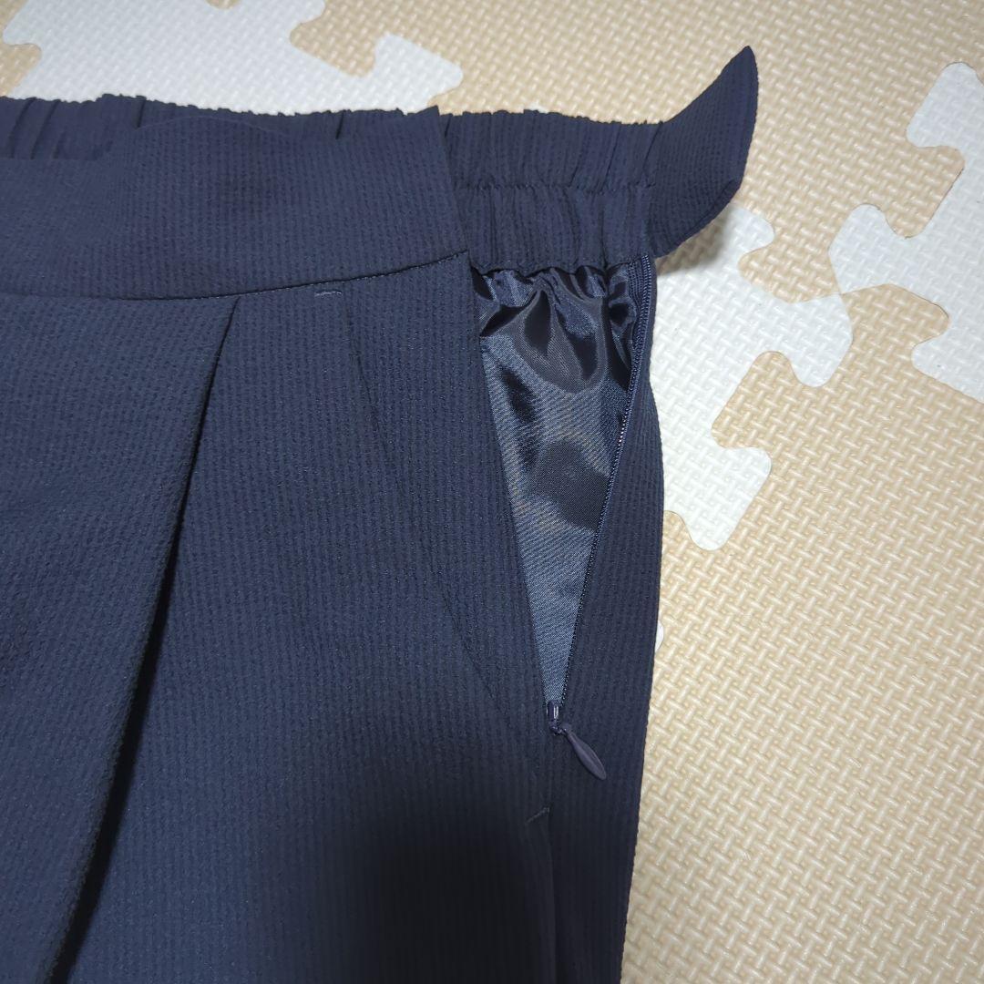 SOÉJU ネイビー シングルボタンジャケット　ワイドパンツ　セットアップ