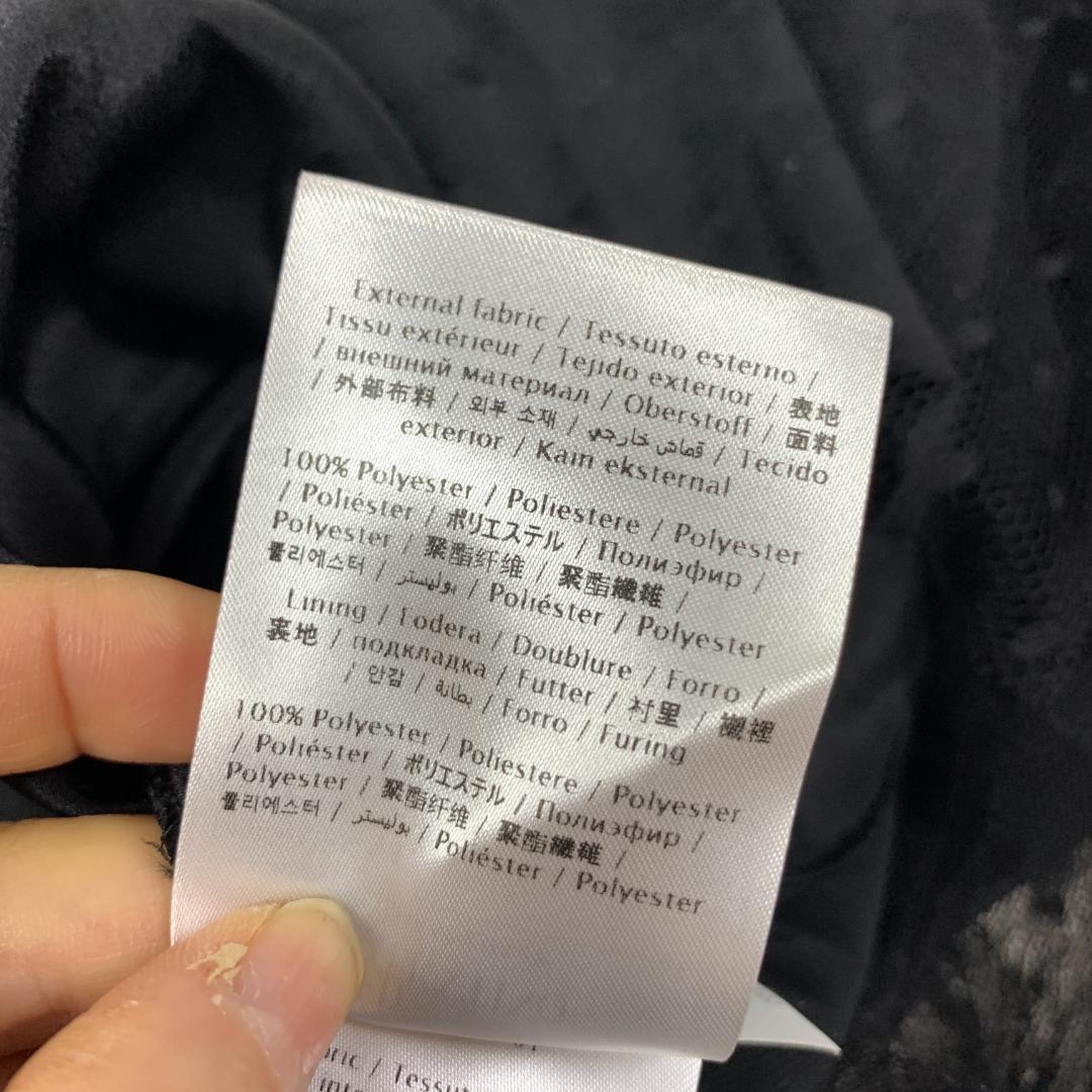 LA9621レッドヴァレンティノ ロングスカート 黒 ポリエステル100％ 38