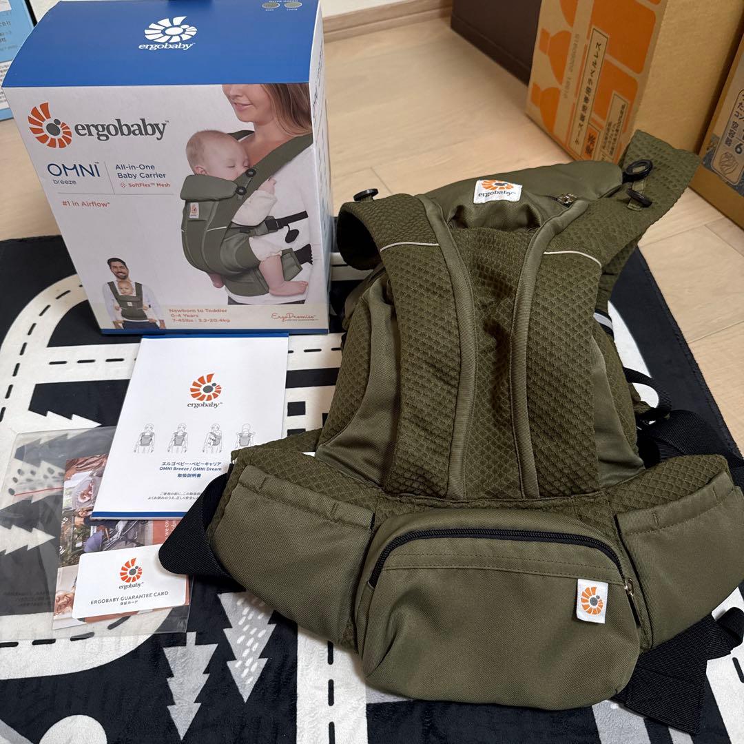 【ユチャさん専用】ergobaby OMNI 抱っこ紐 オリーブグリーン