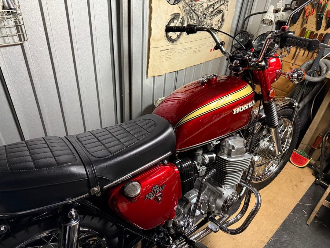 cb750four k1 復刻シート アンコ抜きタイプ