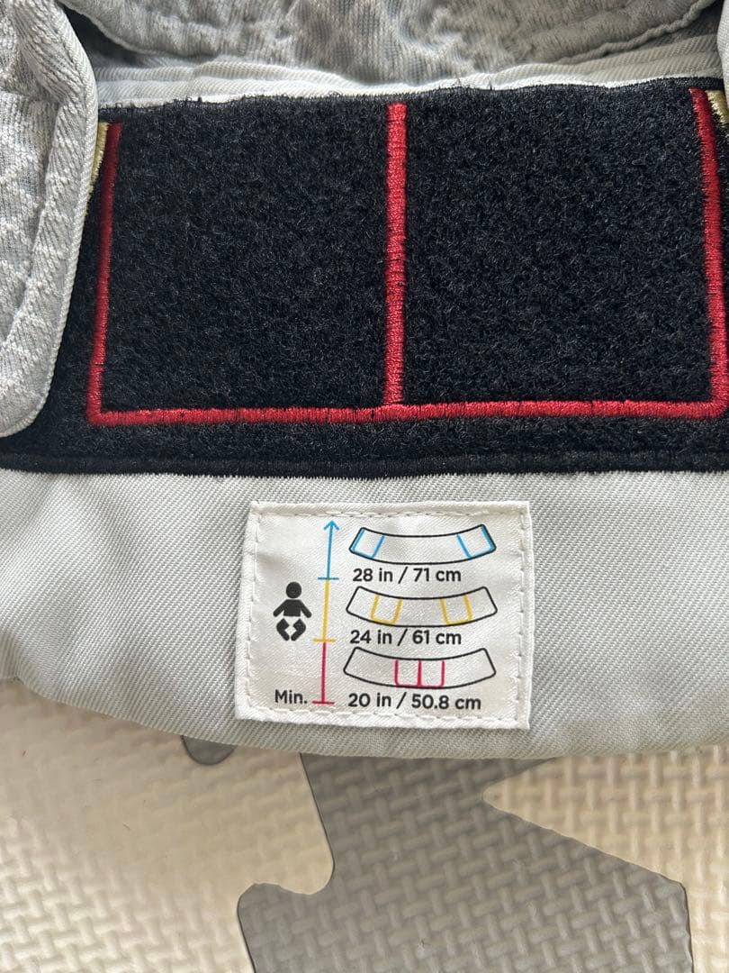 【比較的綺麗です】　エルゴベビー オムニブリーズ　 グレー 抱っこ紐