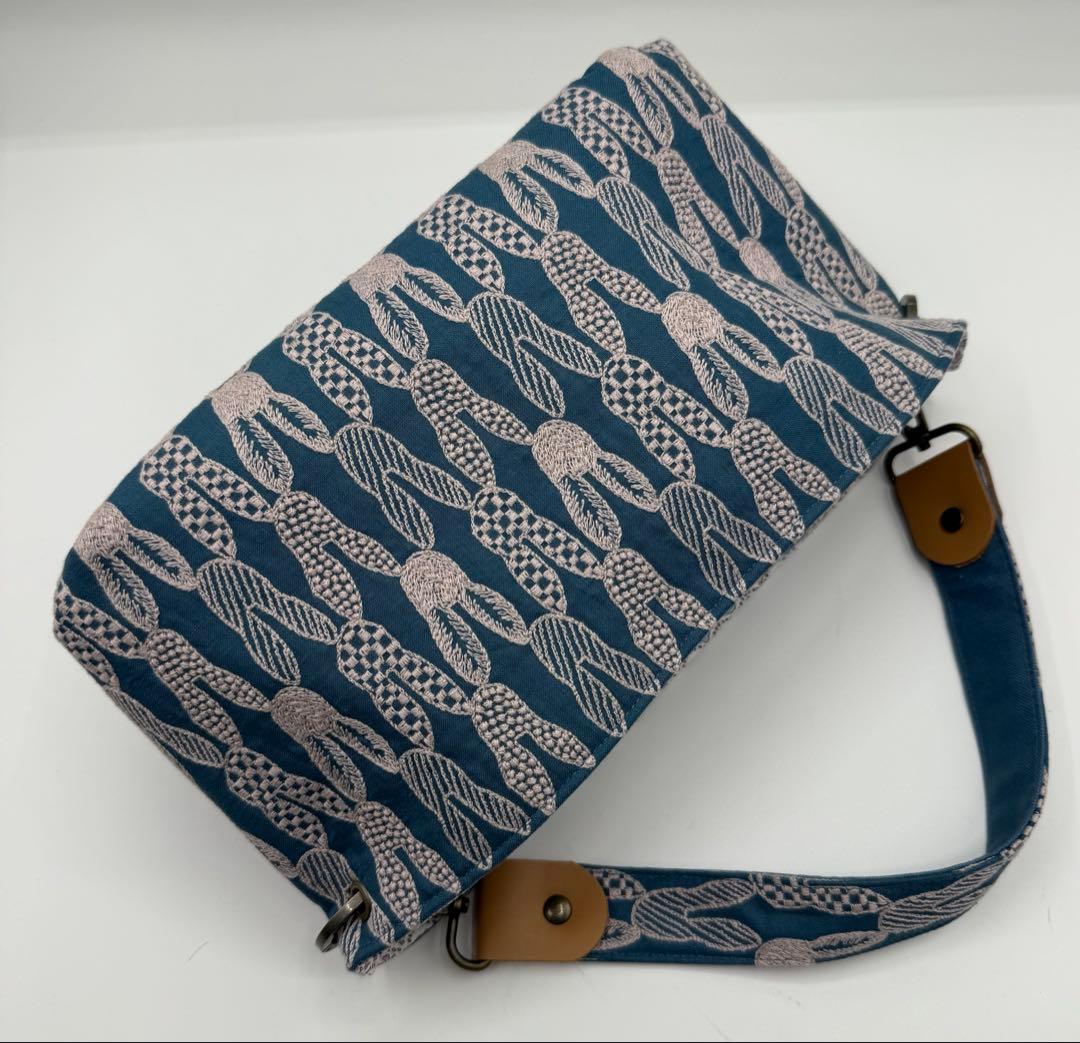 SALE ミナペルホネン ハンドメイドバッグ pomppiaⒷ