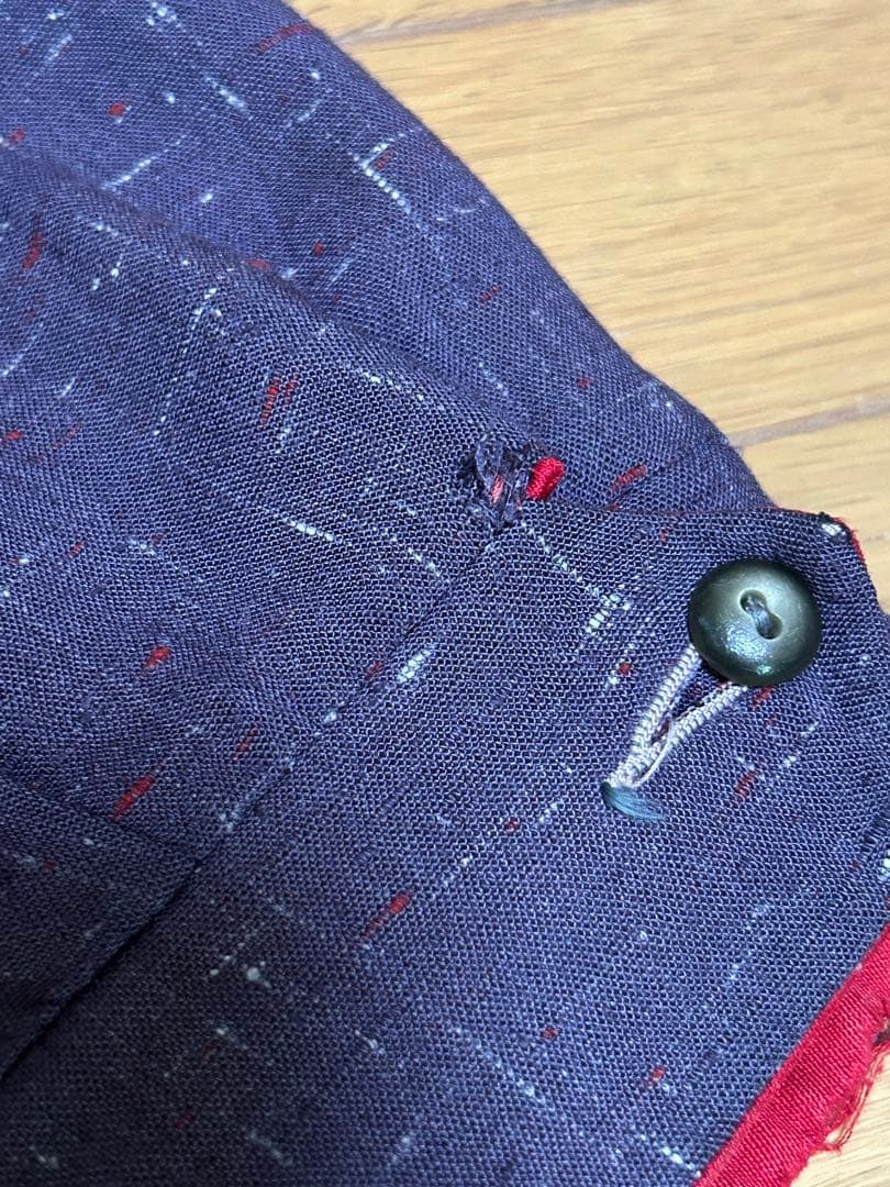 Special 50s rayon gabardine jacket 絣