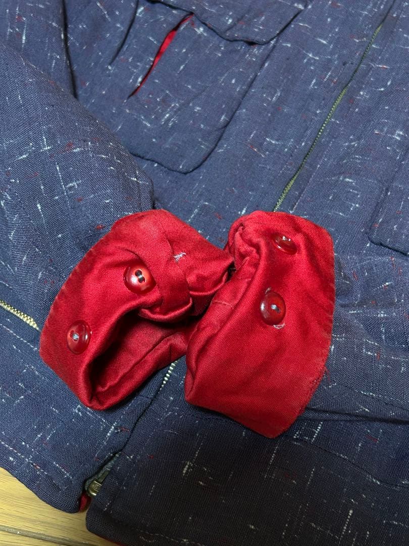 Special 50s rayon gabardine jacket 絣