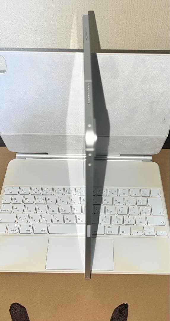 Apple iPad シルバー 本体 + ホワイトキーボード+ペンシル