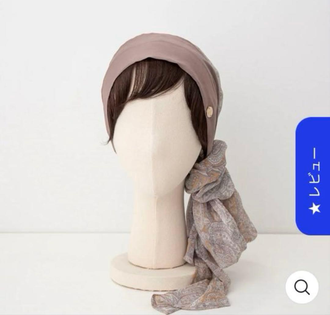 BAREN スカーフハット(Mサイズ) PaisleyBrown