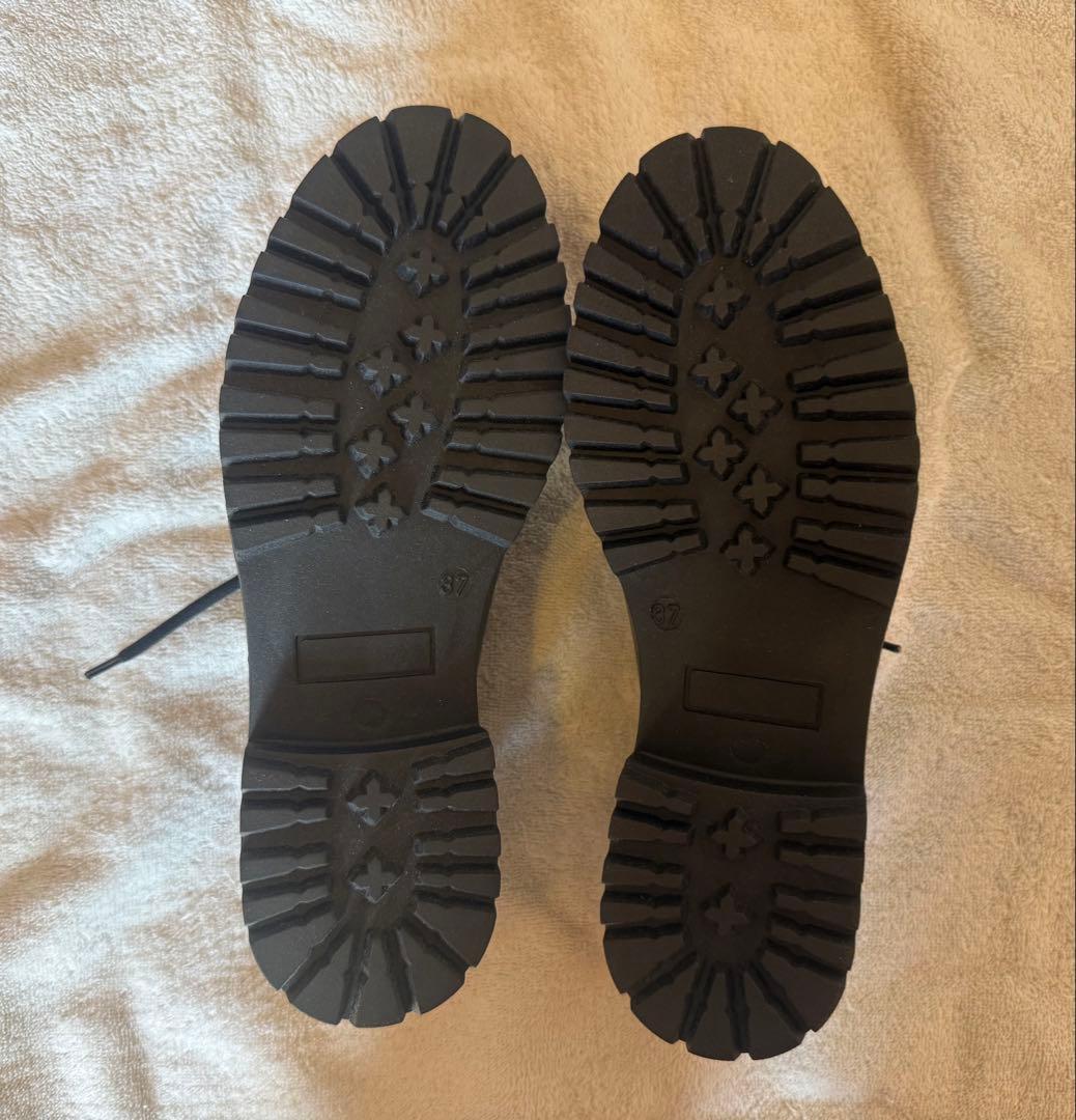 【新品】　ENESS エネス チロリアンシューズ ブラック 37