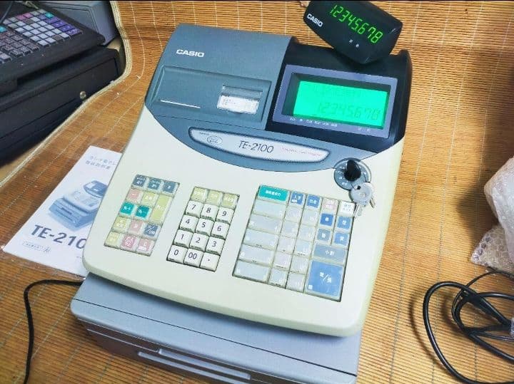 カシオレジスター　TE-2100　フル設定無料　長期使用可能　673107