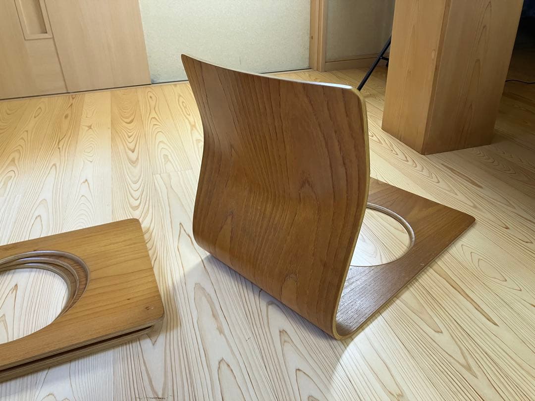 天童木工 座椅子 4脚セット 曲げ木 和モダン 藤森健次　ビンテージ　JAPAN