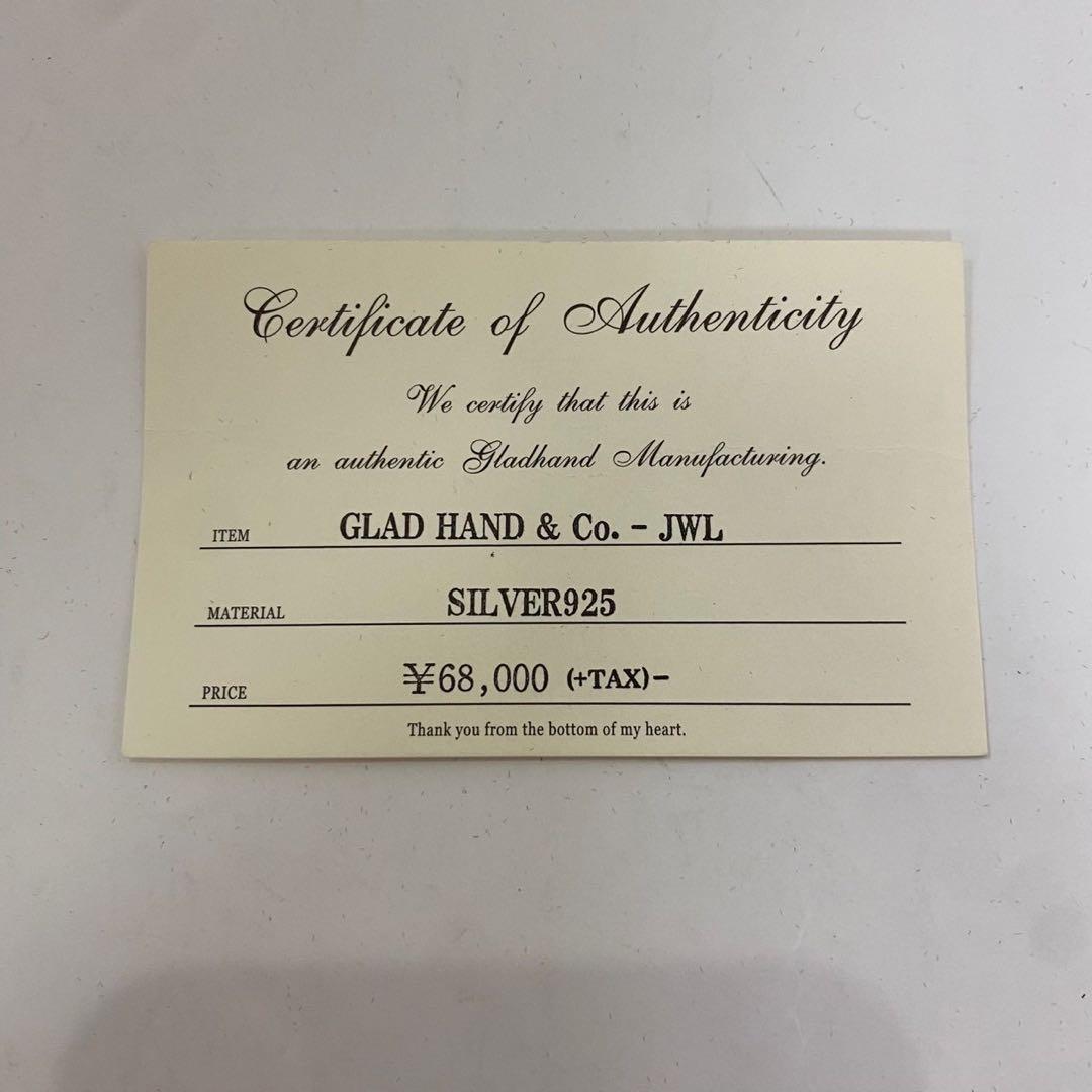 GLAD HAND グラッドハンド シルバー925 ブレスレット