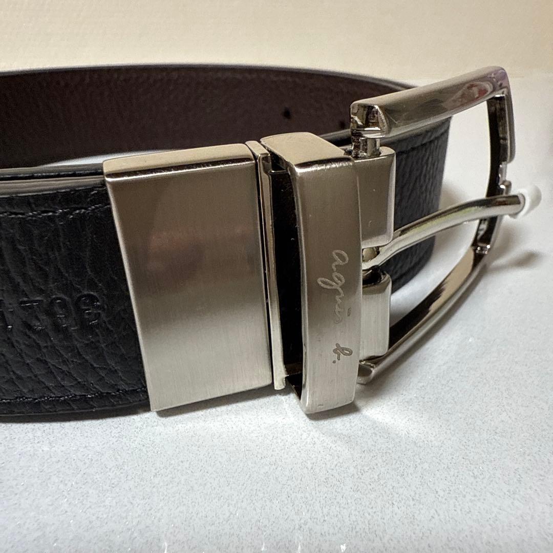 アニエスベーオム　リバーシブルレザーベルト