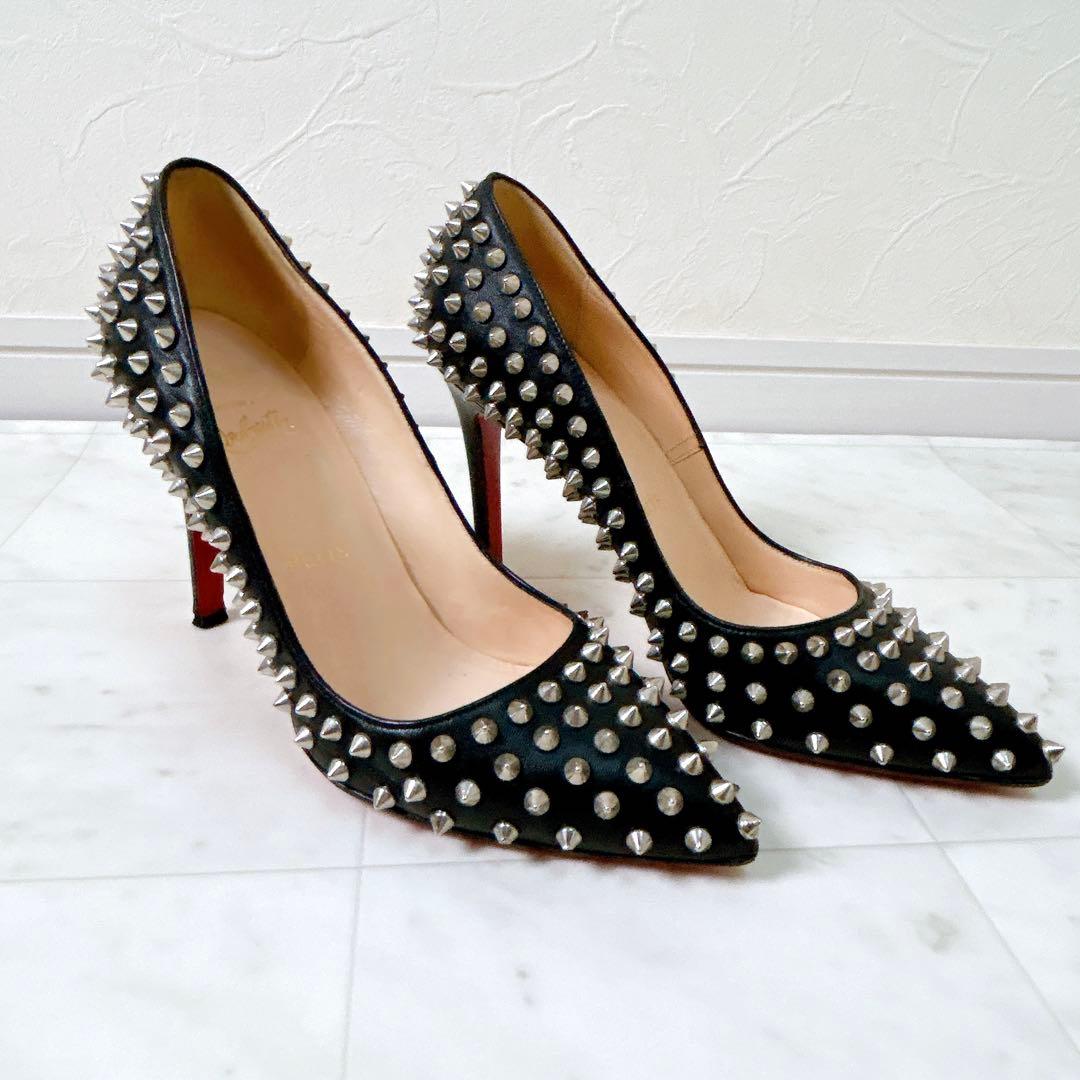 yafu  Christian Louboutin スタッズ ハイヒール