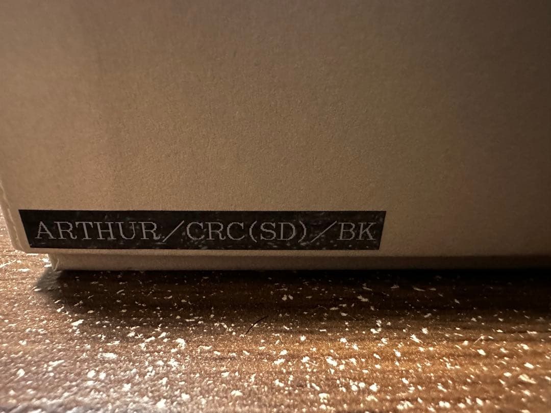 美品 ワイルドスワンズ アーサー クロコ ブラック