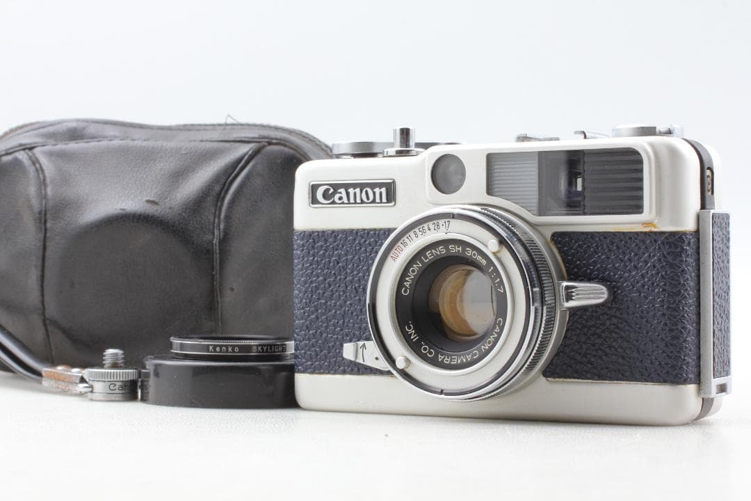 【整備済　並品】Dブルー Canon Demi EE17 露出計不良 #1324