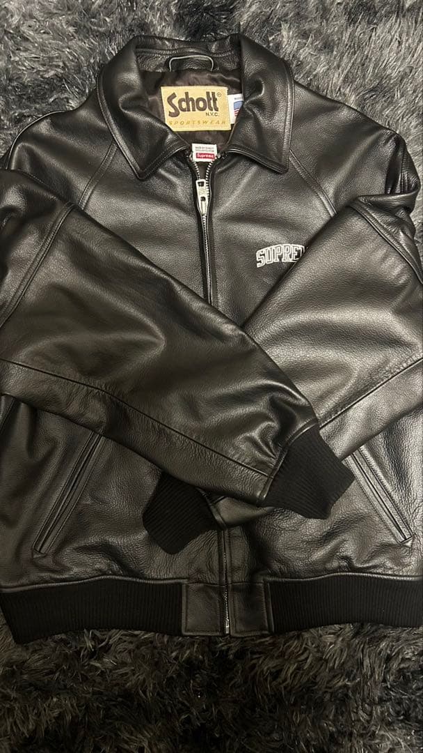 ジャケット・アウター Supreme Schott Martin Wong 8 Ball Jacket