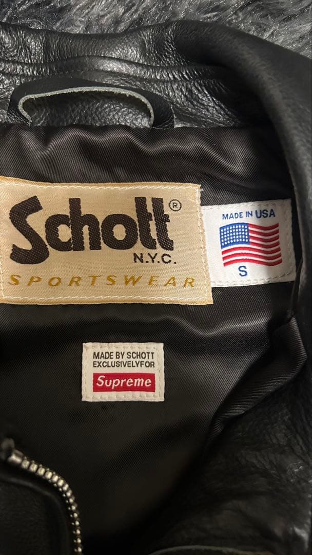 ジャケット・アウター Supreme Schott Martin Wong 8 Ball Jacket