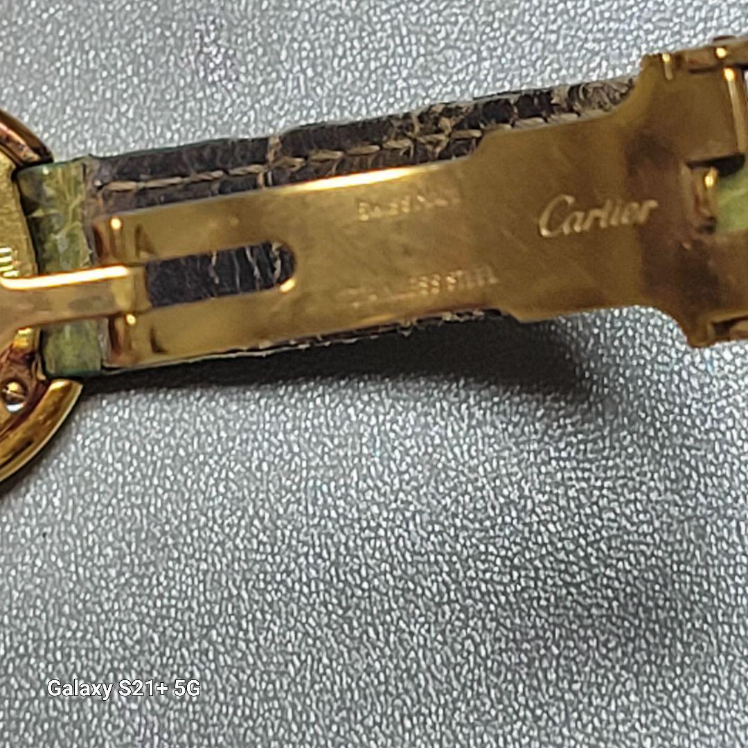 中古 カルティエ マスト トリニティ ヴェルメイユ SV925 クォーツ