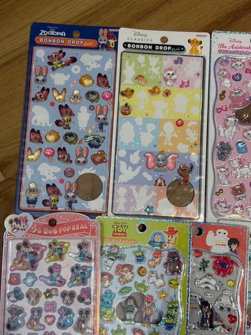 ディズニーボンボンドロップシール うるちゅる プチドロップ