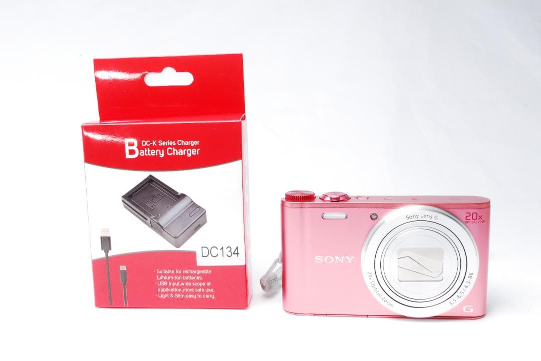 【美品】SONY DSC-WX350 ピンク 20倍光学ズーム Wi-Fi