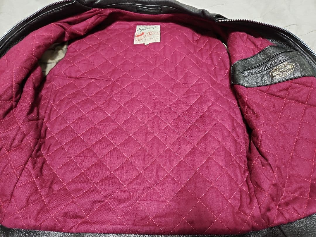 ADDICT CLOTHES ディアスキン シングルライダース　38