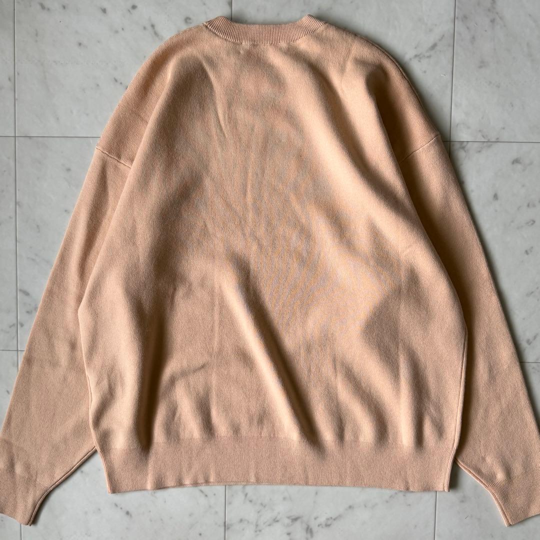 極美品キャバン CABaN トゥモローランド コットンカシミヤクルーネックニット