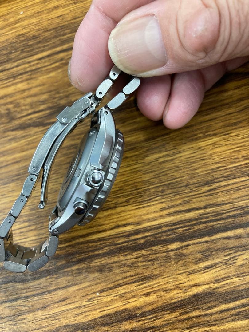 セイコー AGS ダイバーズウォッチ チタン　キャパシタ交換済み　美品