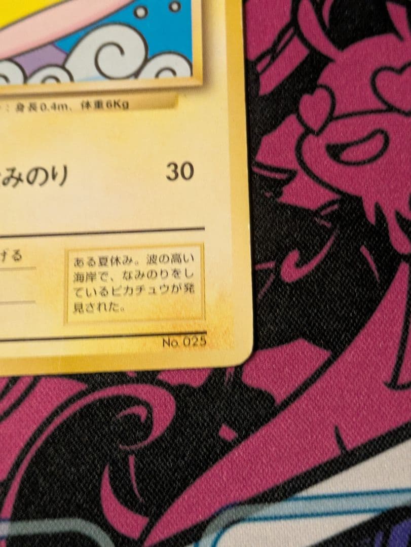【希少品】なみのりピカチュウ_「JRスタンプラリー」 スペシャルカード 光沢なし