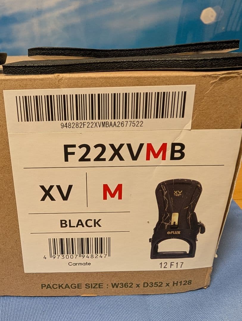 FLUX XV スノーボードビンディング M ブラック