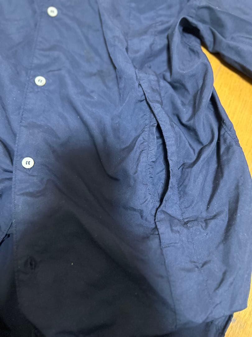 コムデギャルソン・オムドゥ 22AWネイビーエステルブラウス
