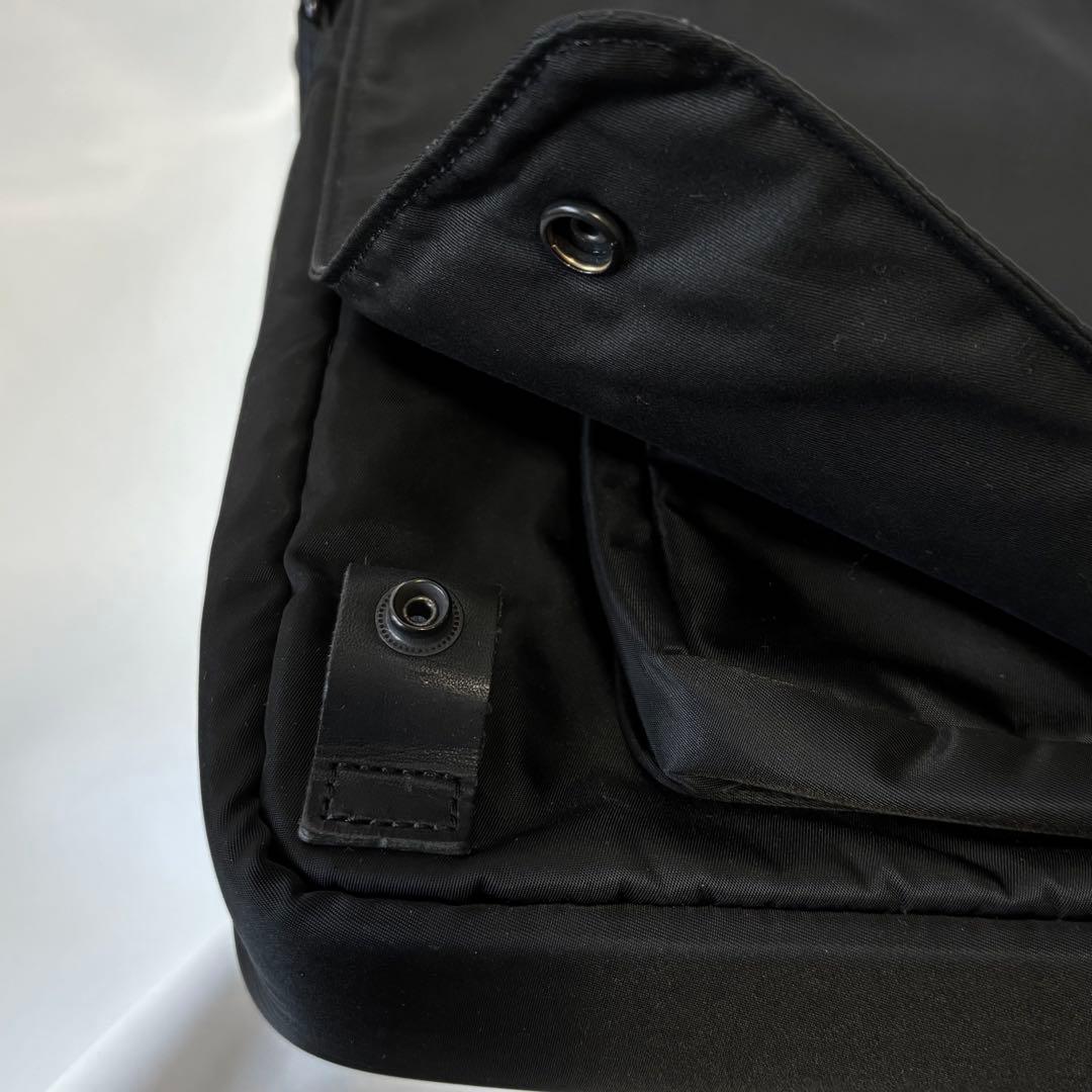 未使用 Y's WRAP 限定品 Apple メッセンジャーバッグ 黒 日本製