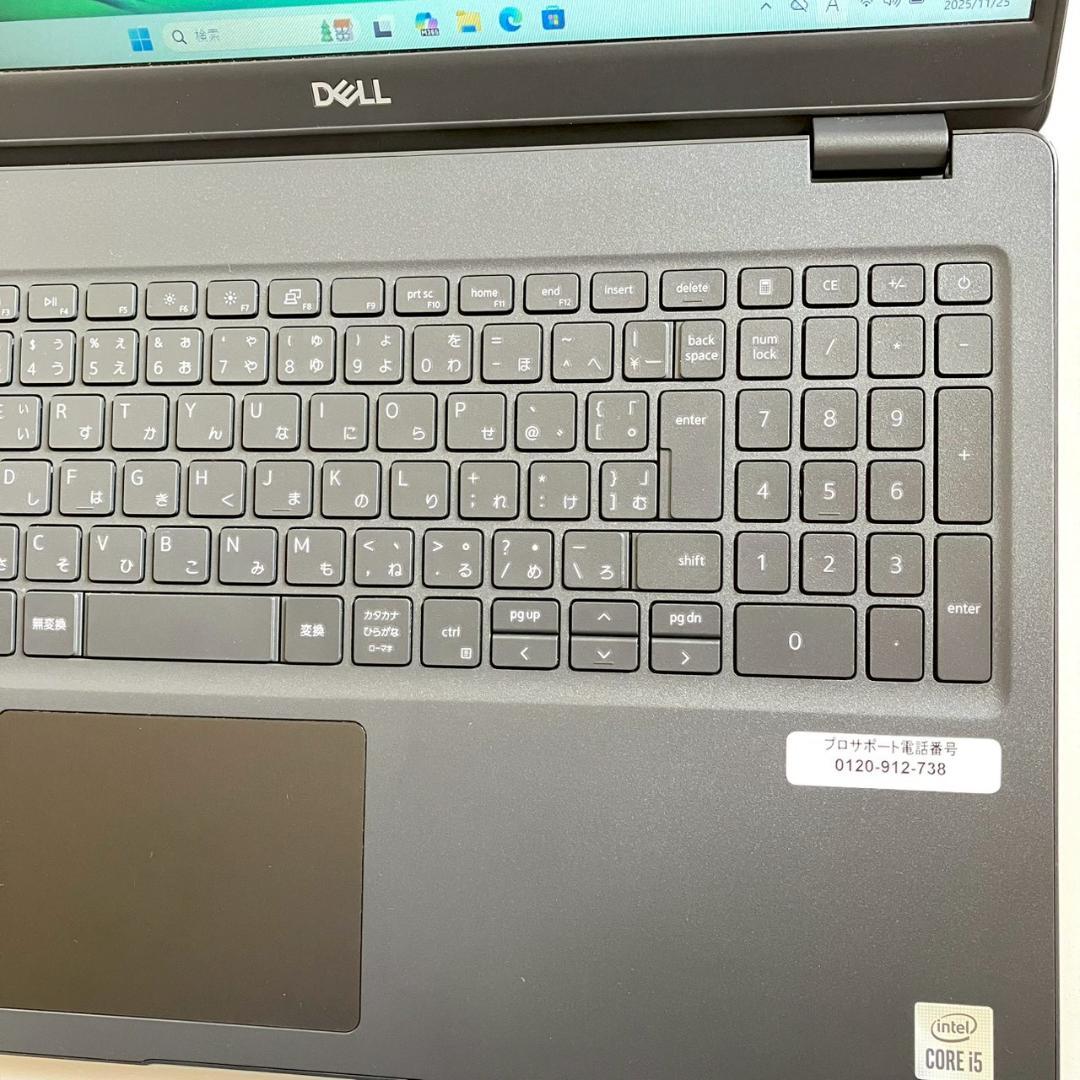 ★第10世代i5★ 美品 テンキー付き SSD512GB DELL 417