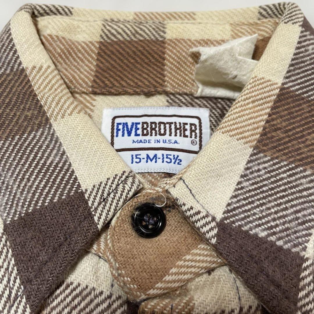 Five brother ヘヴィフランネルシャツvintage