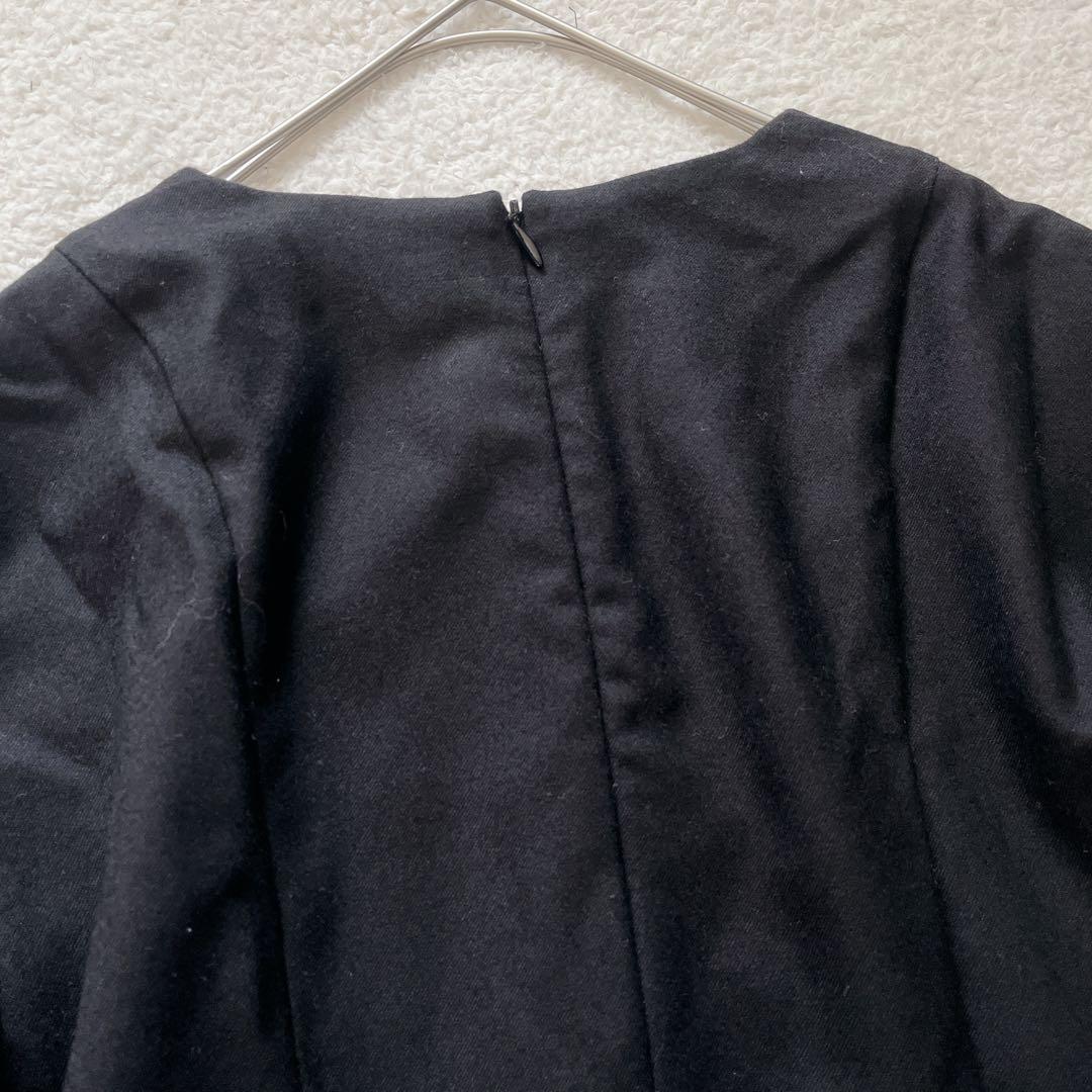 【美品】セオリーリュクス 定価4万弱 Saxony Seine ウールブラウス