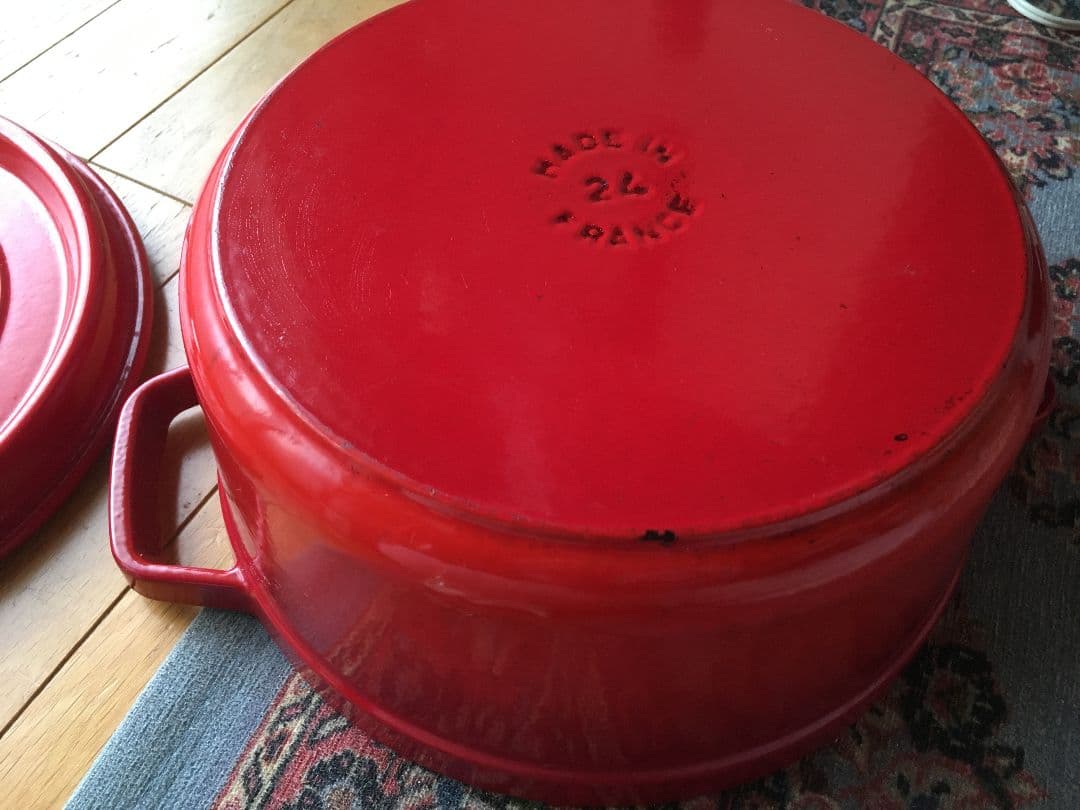 STAUB LA COCOTTE レッド 中型24ストウブ両手鍋　赤