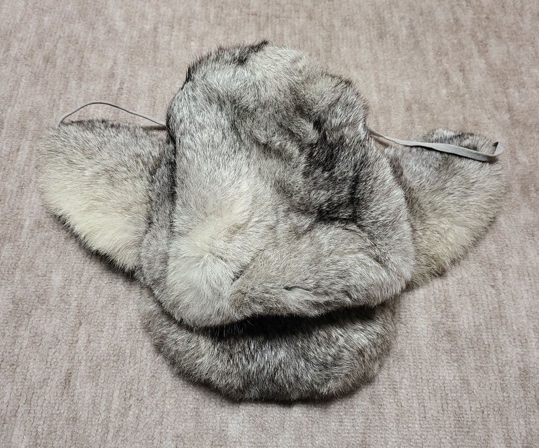 値下　希少全面リアルラビットファー　アビエーターキャップrodeo crowns